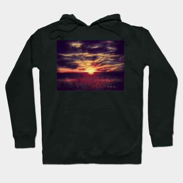 Here Comes The Sun - Graphic 2 Hoodie by davidbstudios